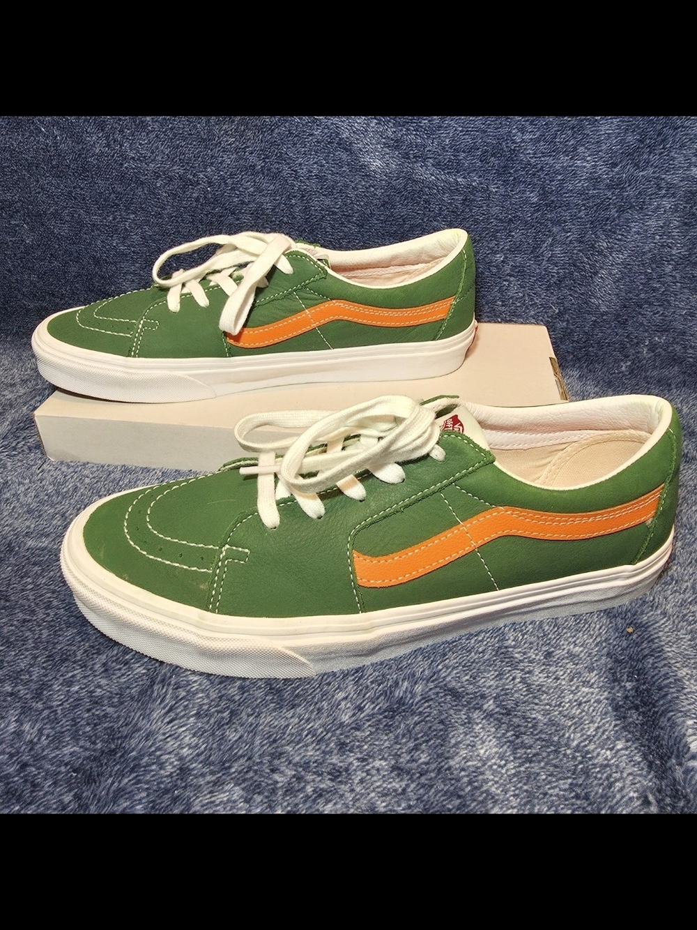 Vans Old Skool Sneakers (Green/Orange) Miami Hurricanes - Picture 2 of 7